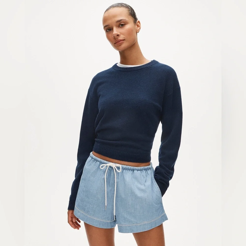 NWT J.Crew Cruise Short in Chambray